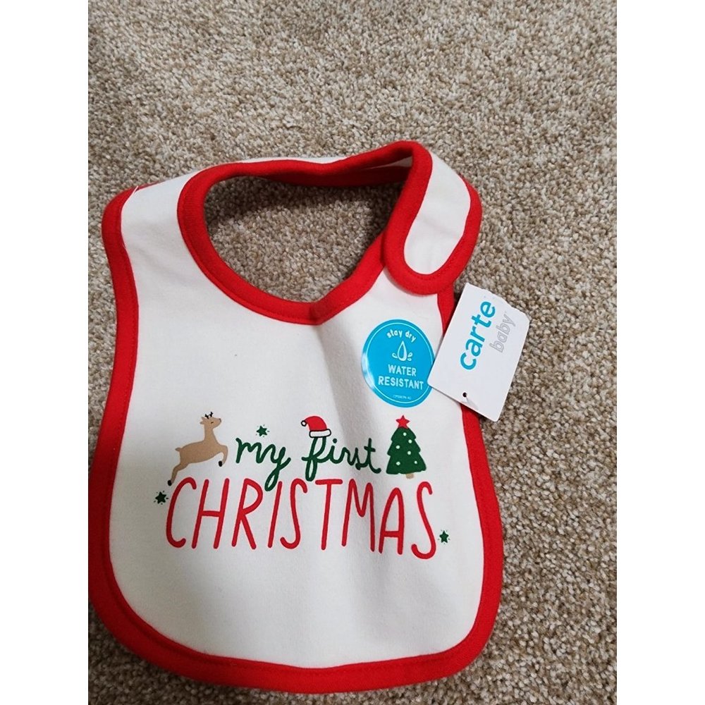 My first Christmas bib